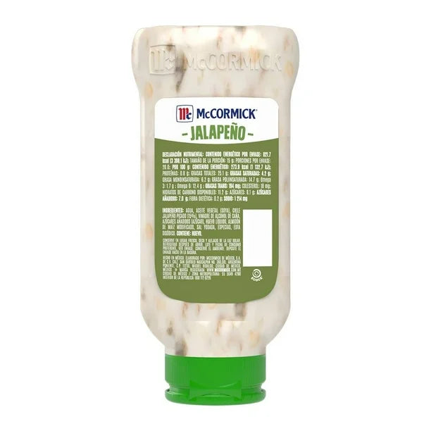 Aderezo Mayonesa Jalapeño McCormick 300 g