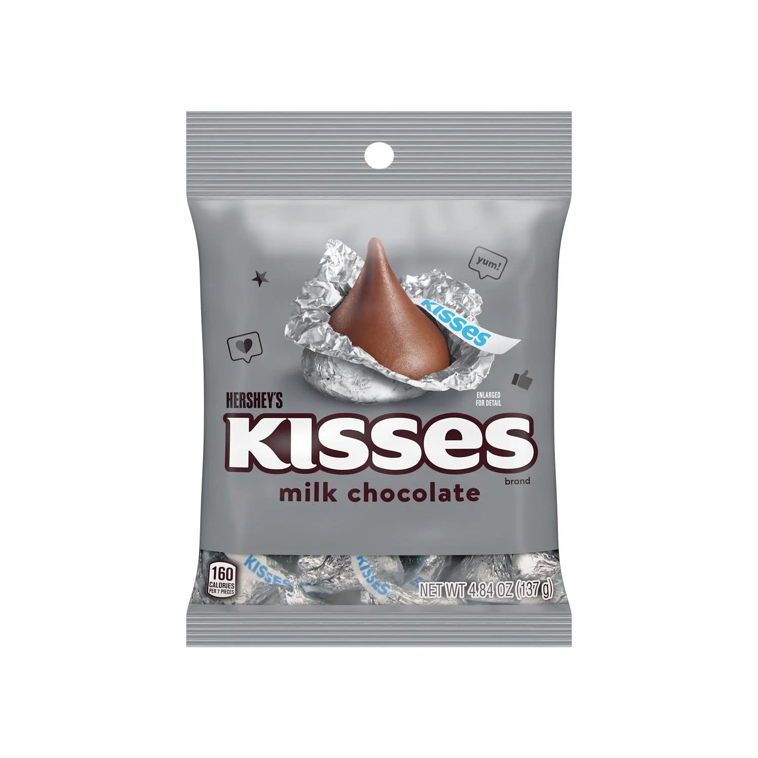 Chocolates Leche Kisses Hershey's 137 g