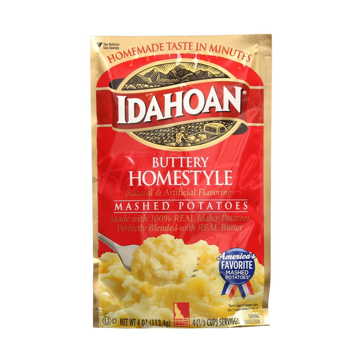 Puré Instantáneo de Papas Idahoan 12 un x 113.4 g