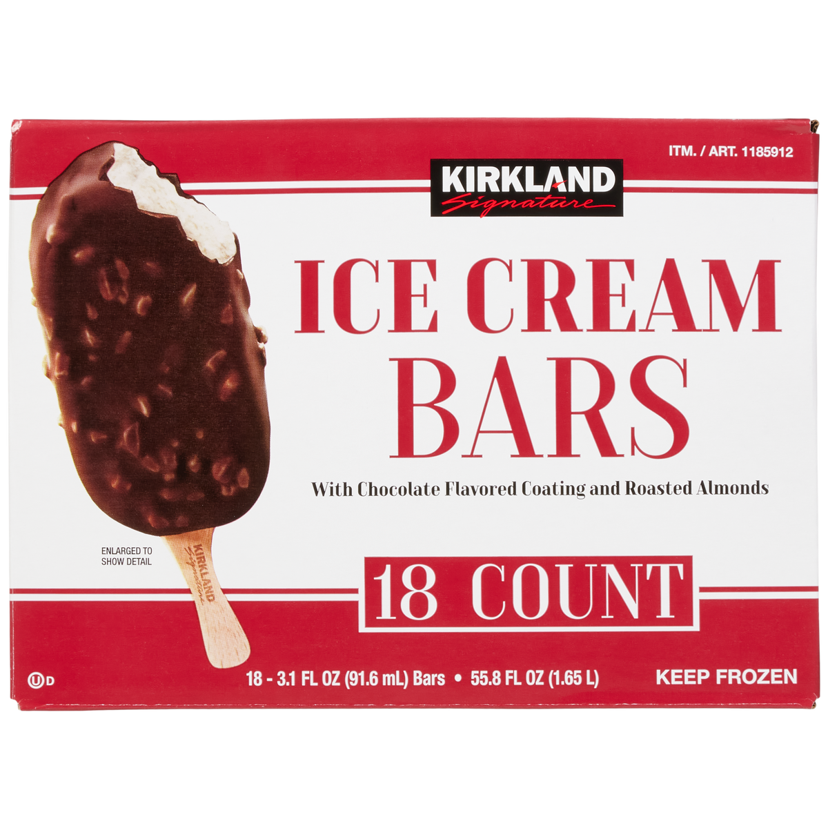 Helado Paleta Vainilla Chocolate Almendra Kirkland 18 x 92 ml – KiosClub