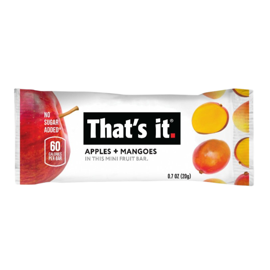 Barras de Fruta Mini Manzana-Mango That?s It 20 g