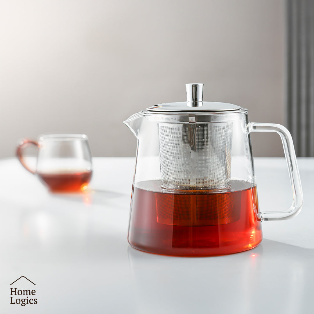 Tetera Vidrio con Infusor 1,2 L Home Logics 1 un