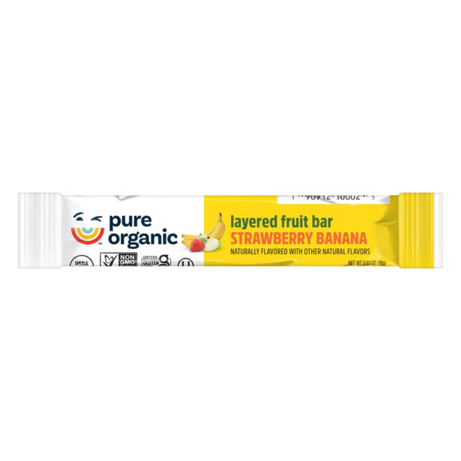 Barra de Fruta Frutilla-Plátano Pure 18 g