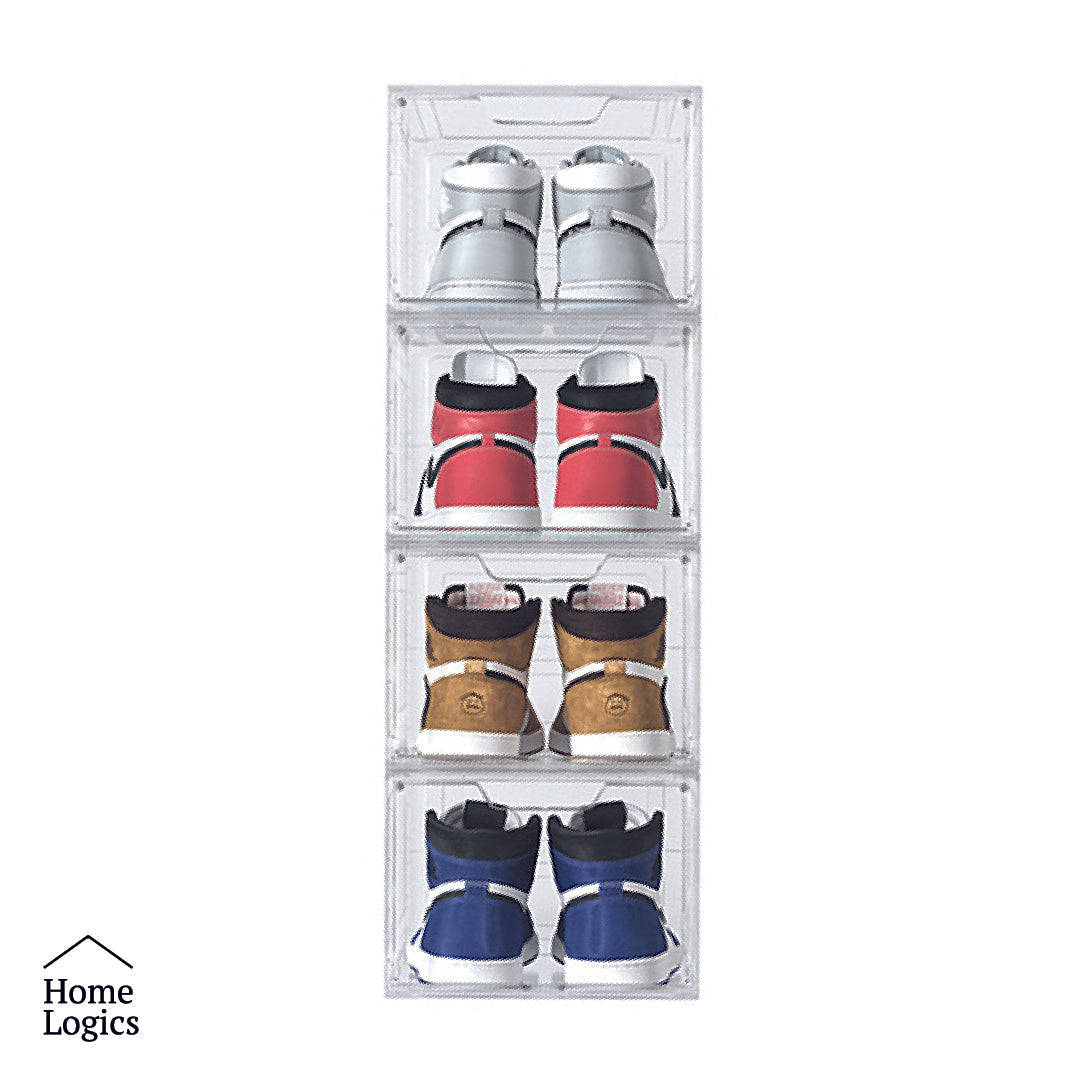 Set 2 Cajas Organizadoras Zapatillas Premium Home Logics 1 un