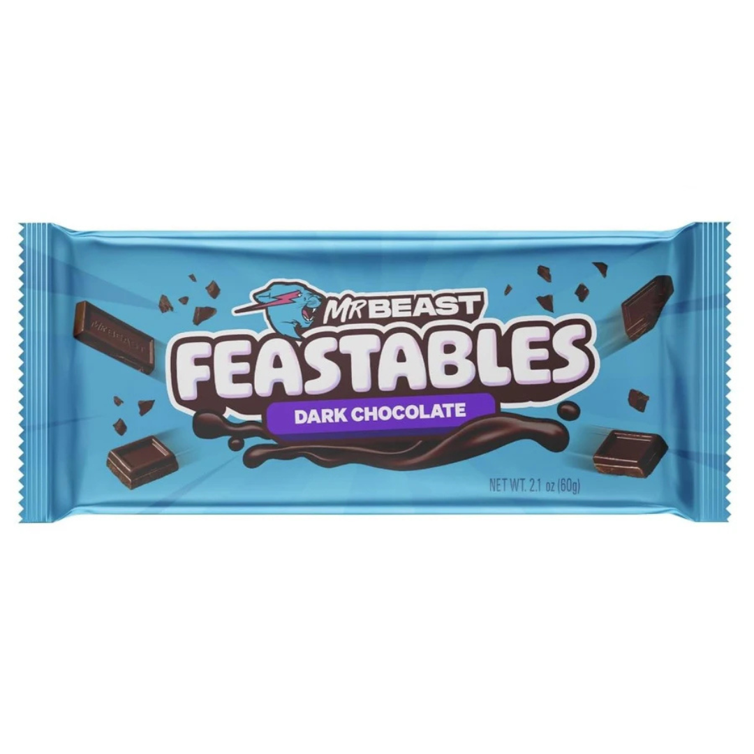 Barrita Mr. Beast Chocolate Negro Feastables 60 g