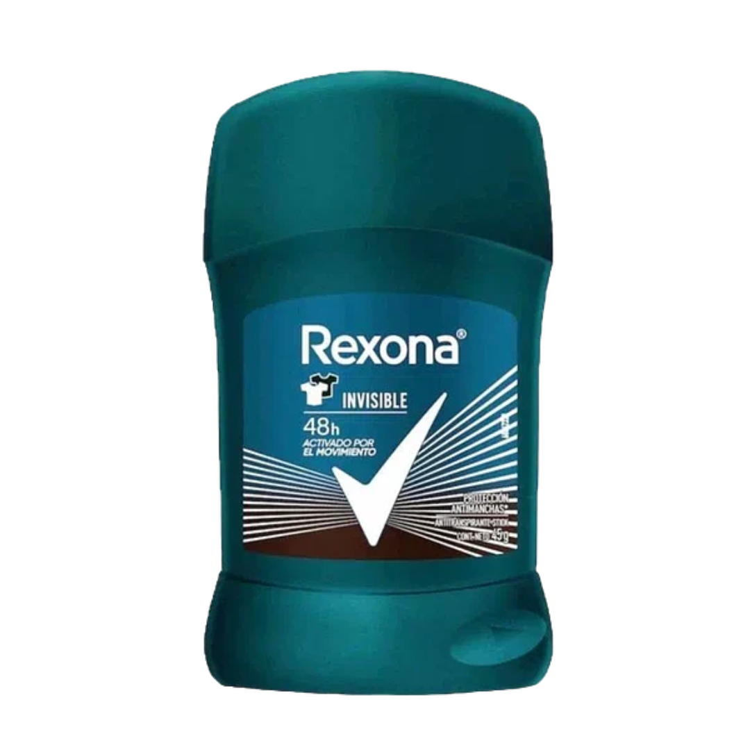 Desodorante Barra Hombre Invisible Rexona 50 g