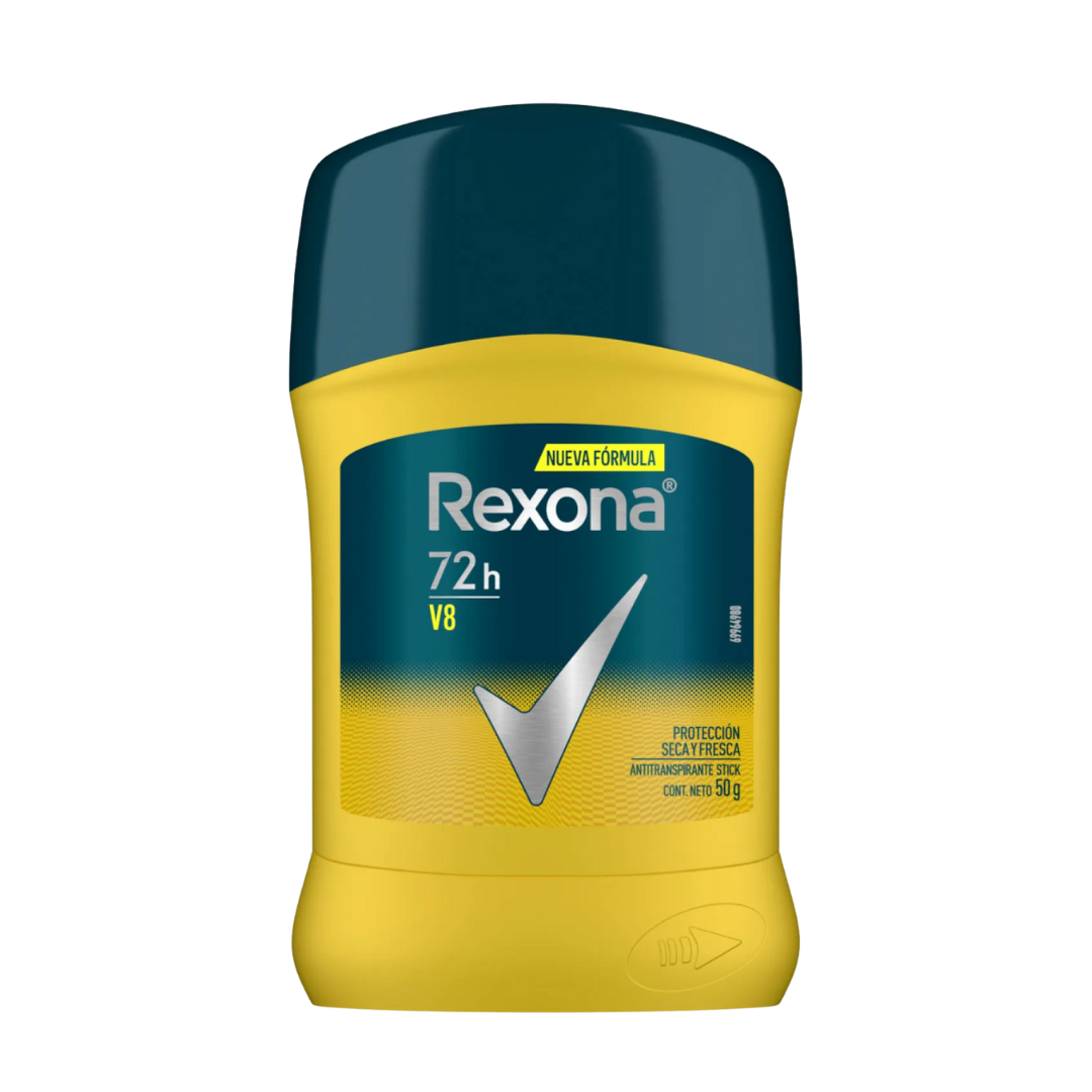 Desodorante Barra Hombre V8 Rexona 50 g