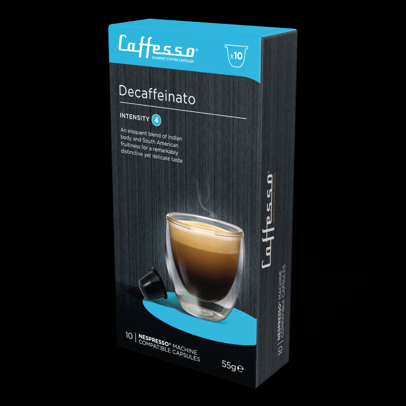 Cápsulas de Café Descafeinado para Nespresso Caffesso 10 un