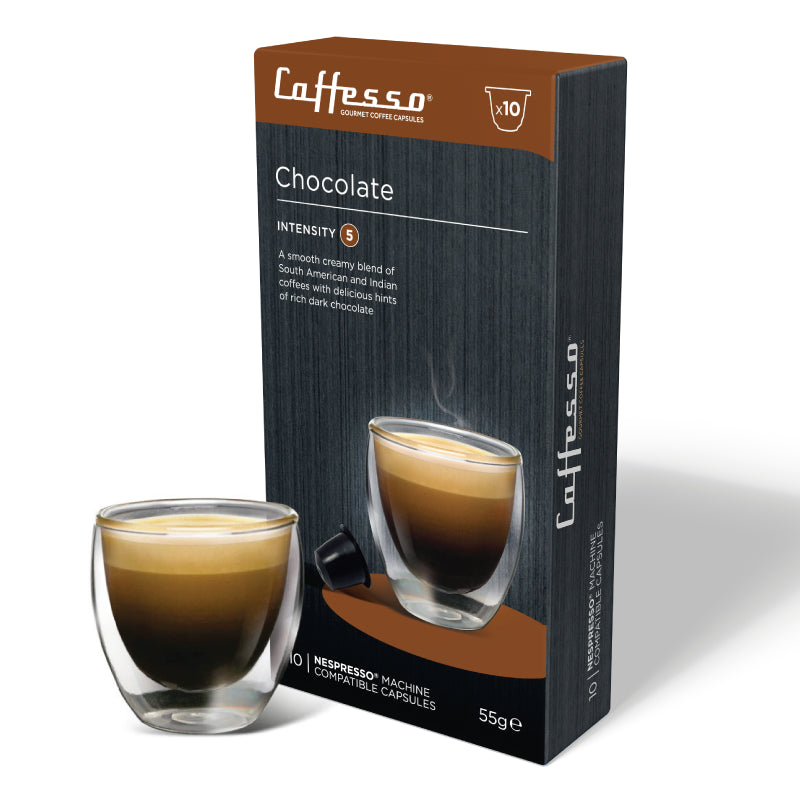Cápsulas de Café Chocolate para Nespresso Caffesso 10 un