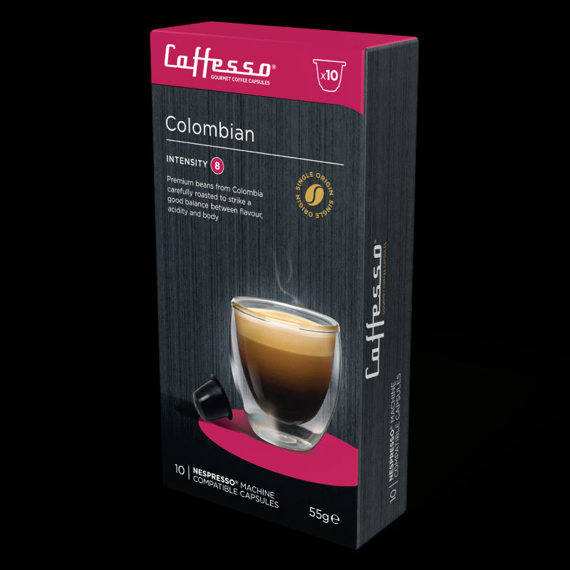 Cápsulas de Café Colombiano para Nespresso Caffesso 10 un