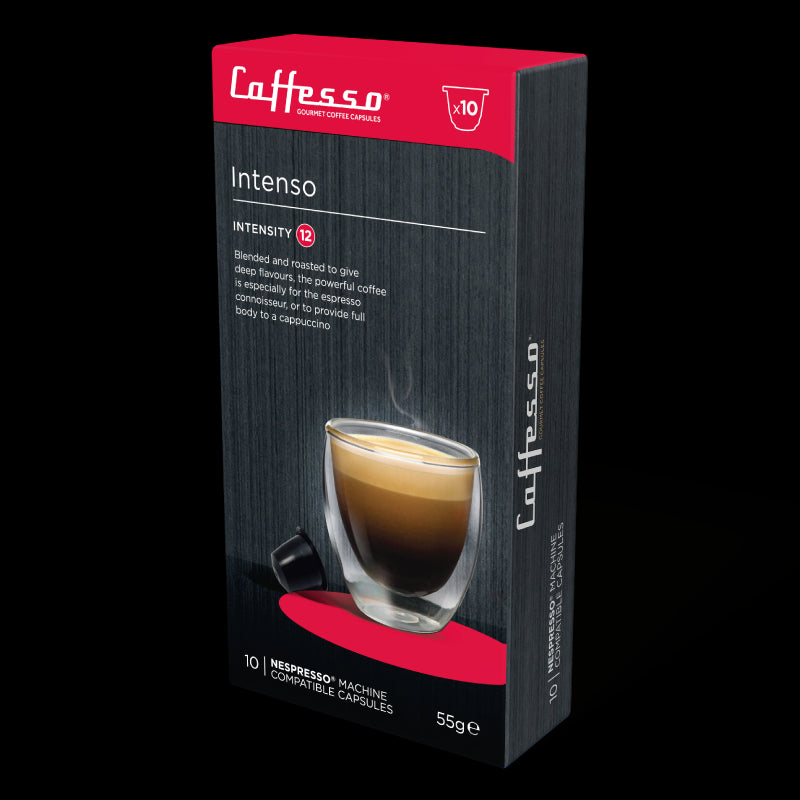 Cápsulas de Café Intenso para Nespresso Caffesso 10 un
