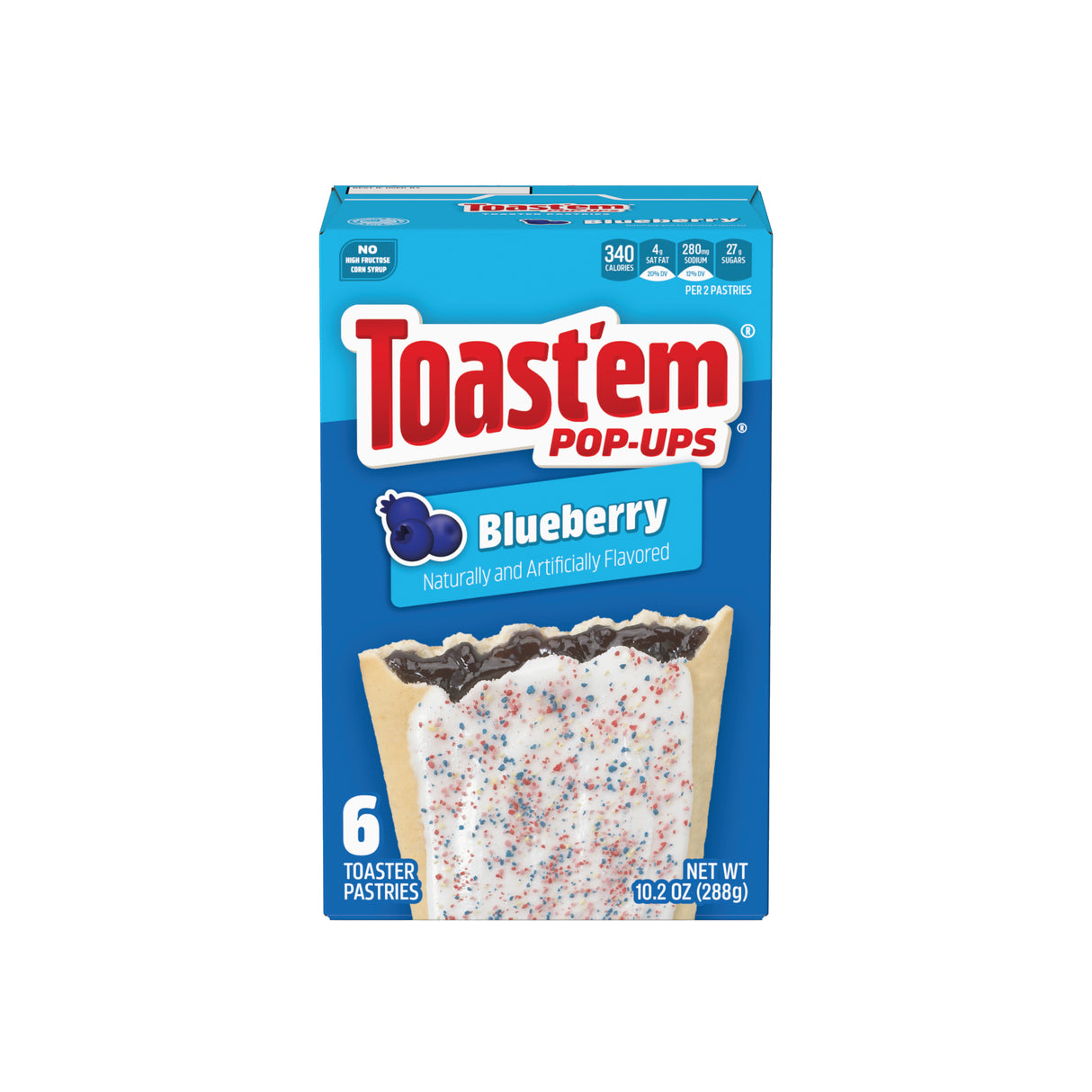 Pop-Ups Arándano Toast'Em 6 un x 48 g