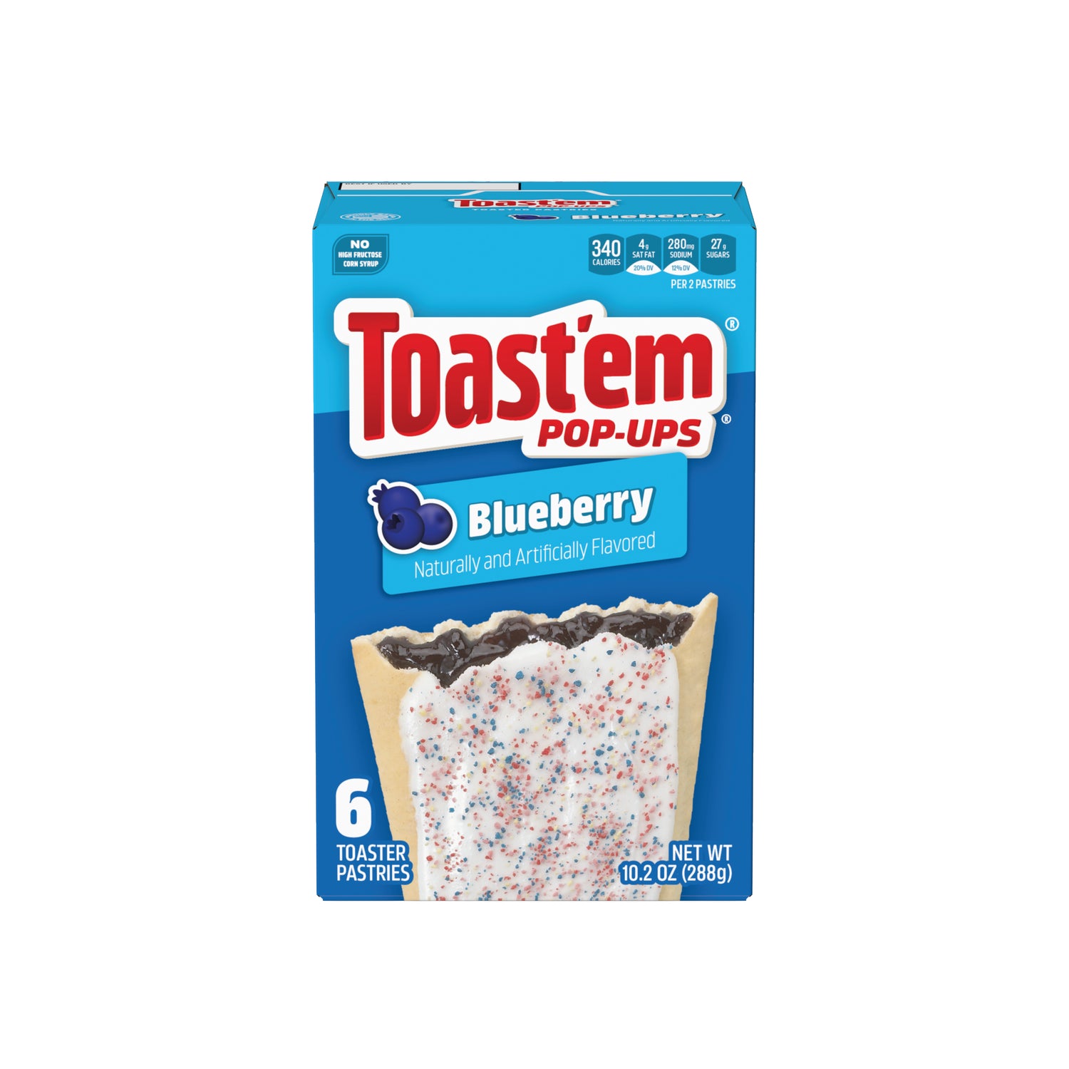 Pop-Ups Arándano Toast'Em 6 un x 48 g