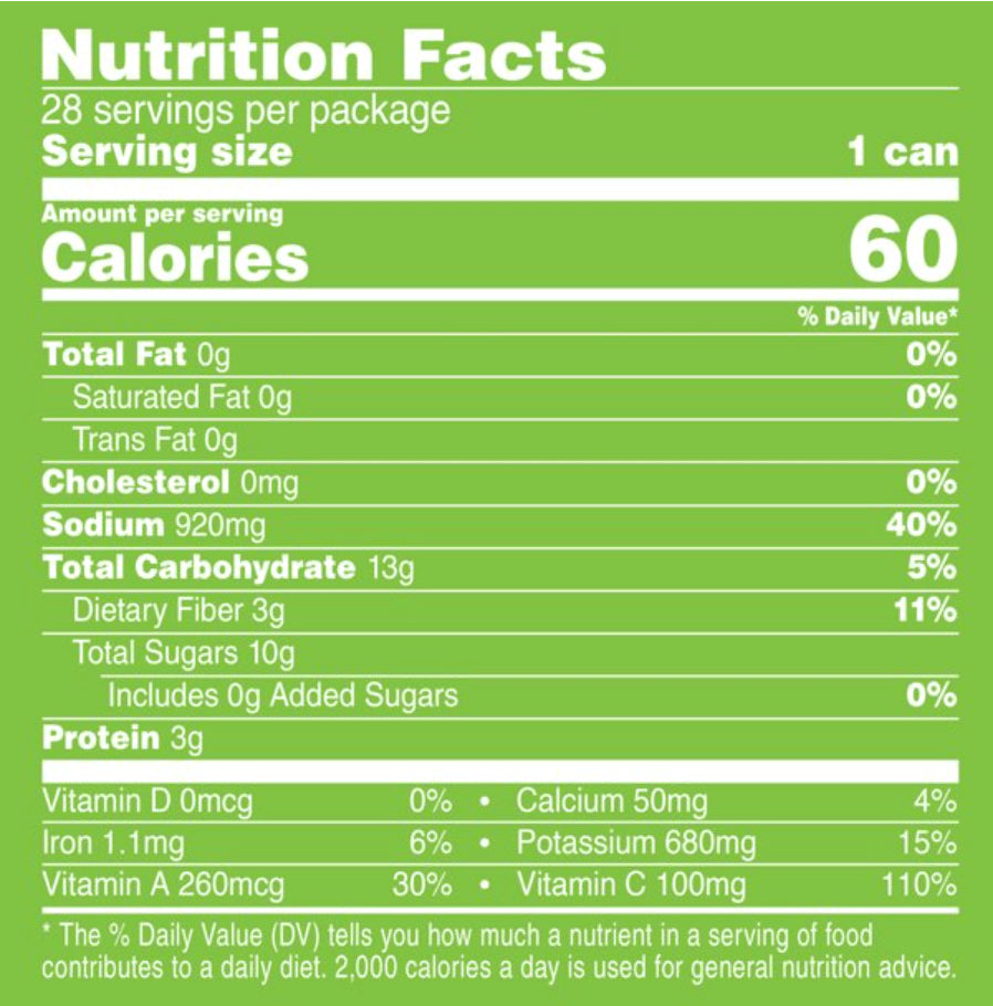 Jugos Naturales de Verduras V8 28 un x 340 ml