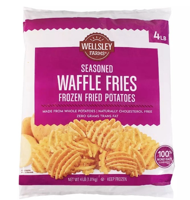 Papas Fritas Corte Waffle Congeladas Wellsley Farms 1.81 kg