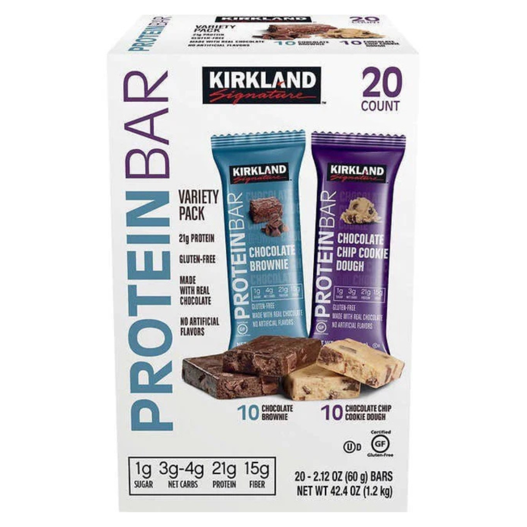 Barritas de Proteína Variedades Kirkland 20 un x 60 g