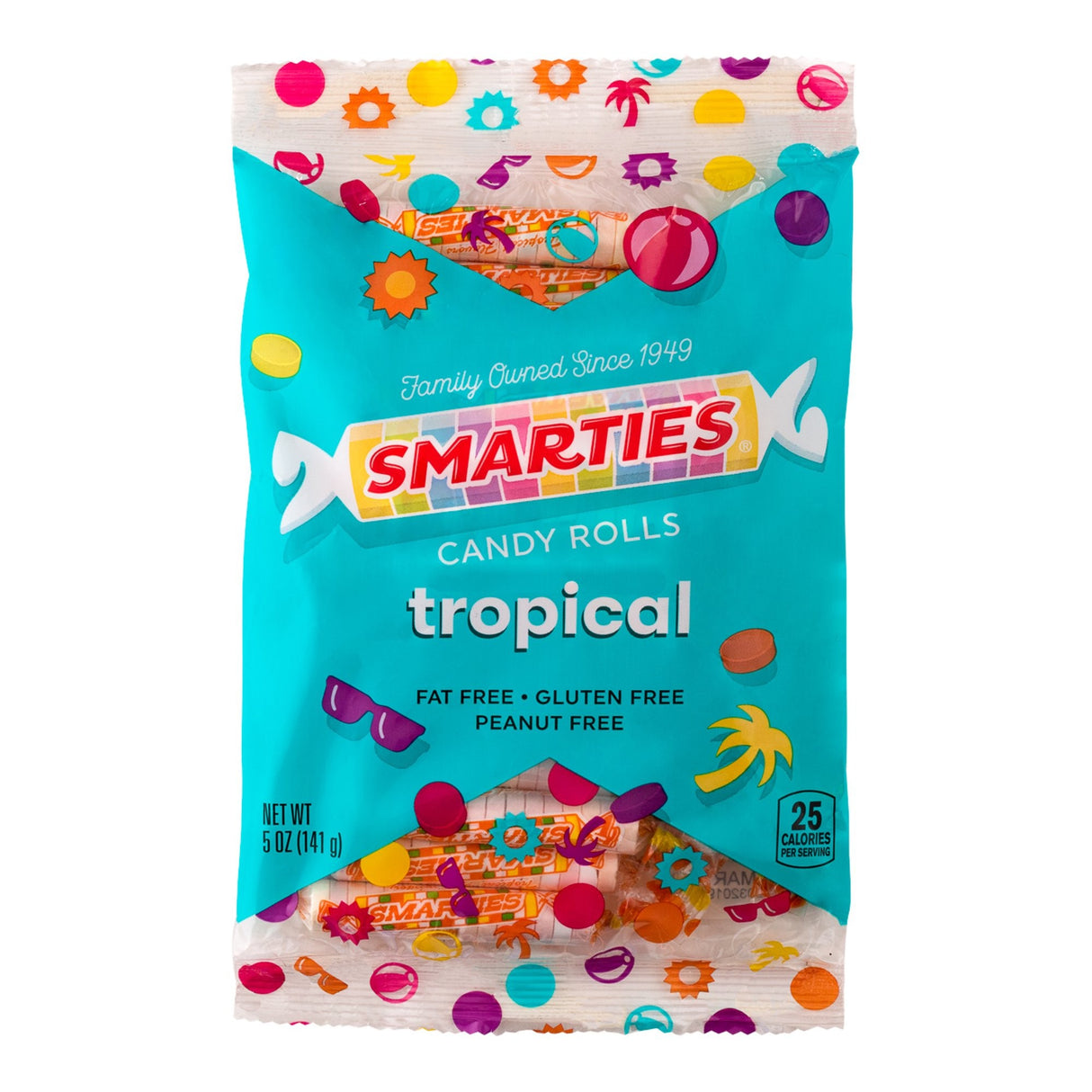 Caramelos Tropical Smarties 12 x 141 g