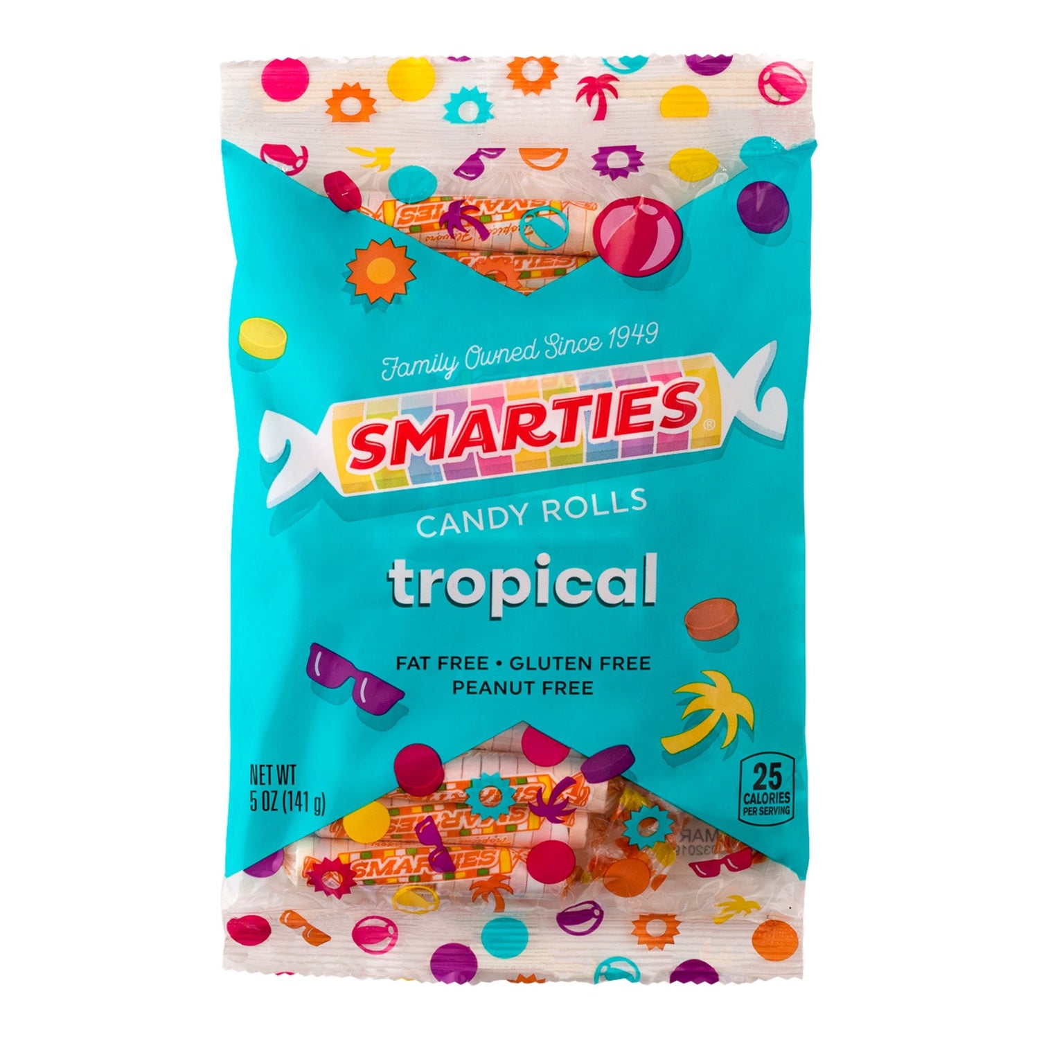 Caramelos Tropical Smarties 12 x 141 g