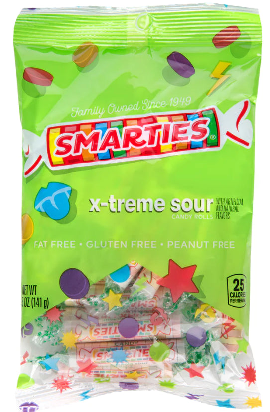 Caramelos Ácidos X-Treme Smarties 12 x 141 g