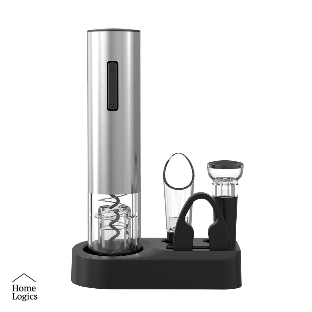 Kit Sacacorchos Eléctrico Recargable con Accesorios Home Logics 1 un