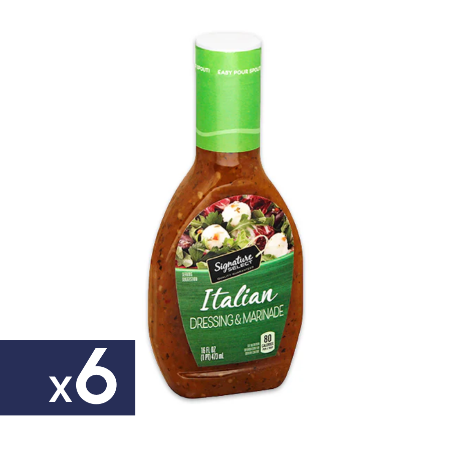 Aderezo Italiano Signature Select 6 x 473 ml