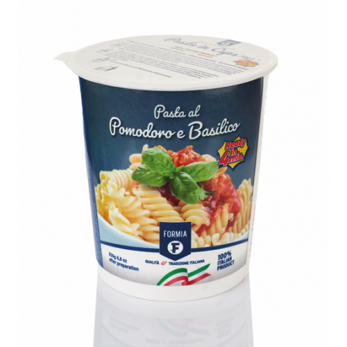 Pasta Lista Fusilli Tomate Albahaca Pasta Formia 70 g