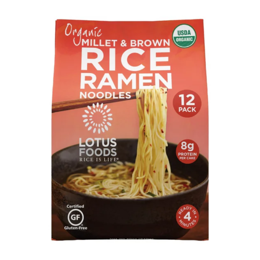 Fideos Ramen de Mijo y Arroz Integral Lotus Foods 840 g
