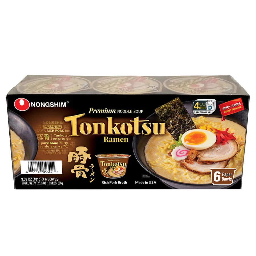 Sopa Ramen Tonkotsu Nongshim 606 g