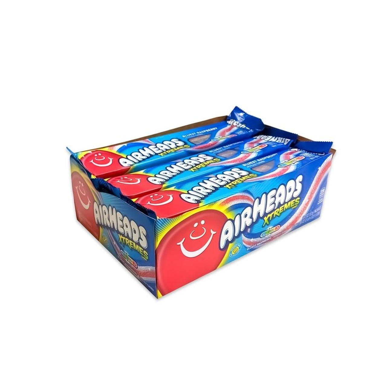 Masticables Xtremes Sour Belts Airheads 18 un x 56.7 g