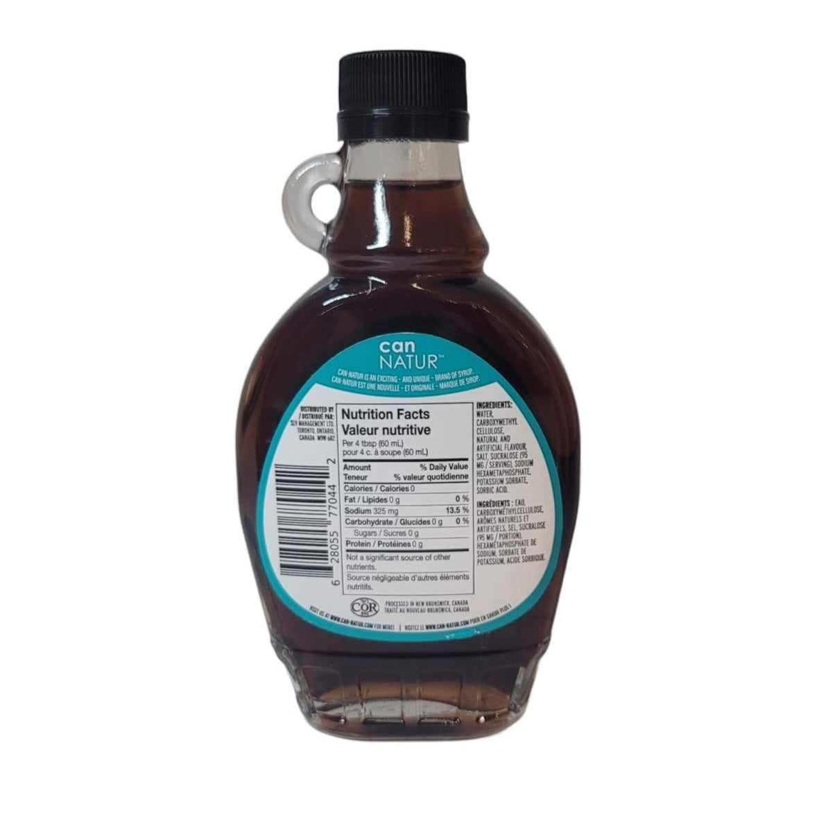 Syrup Maple Arándano sin Azúcar can-NATUR 250 ml
