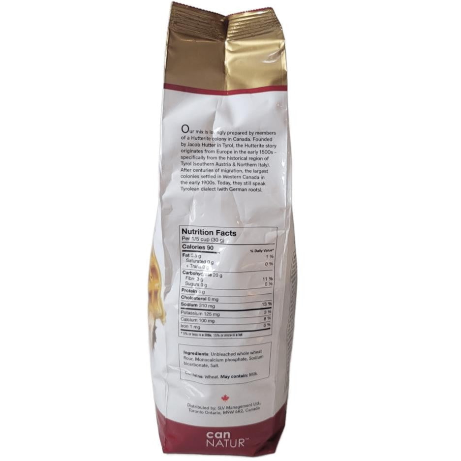 Mezcla Pancake y Waffle Harina Integral Original can-NATUR 600 g