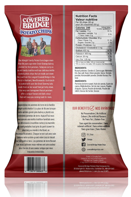 Papas Fritas BBQ Covered Bridge 12 x 170 g