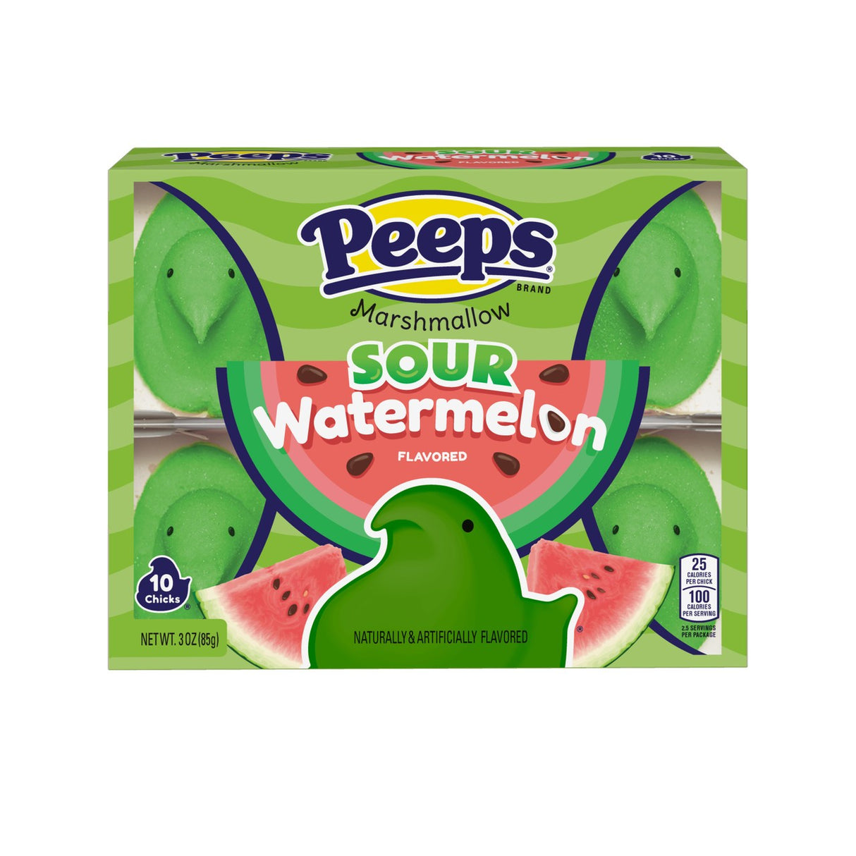 Marshmallows Pollitos Sandía Ácida Peeps 85 g