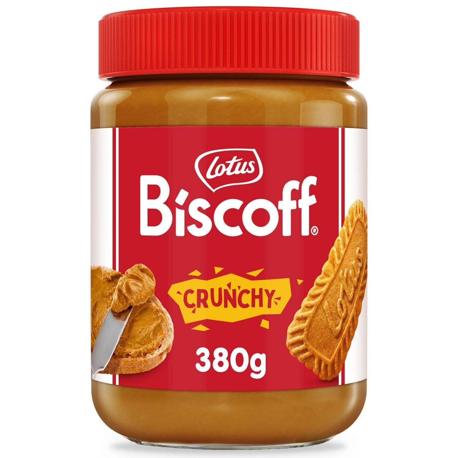 Crema Untable Biscoff Crunchy Vidrio Lotus 380 g