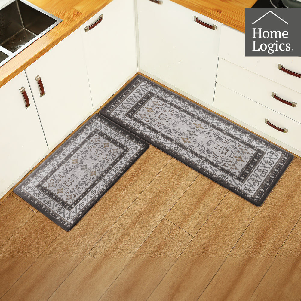 Set de 2 Alfombras Anti Fatiga Café 12 mm Home Logics 1 un