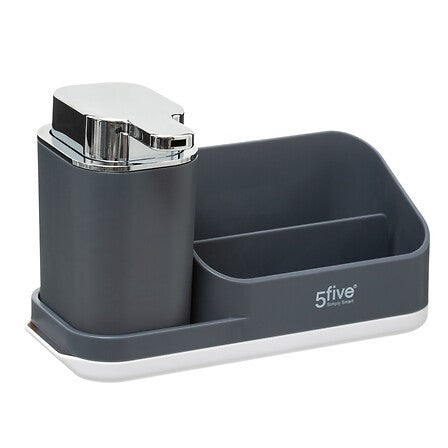 Dispensador Jabón 4 en 1 Gris 5five 1 un