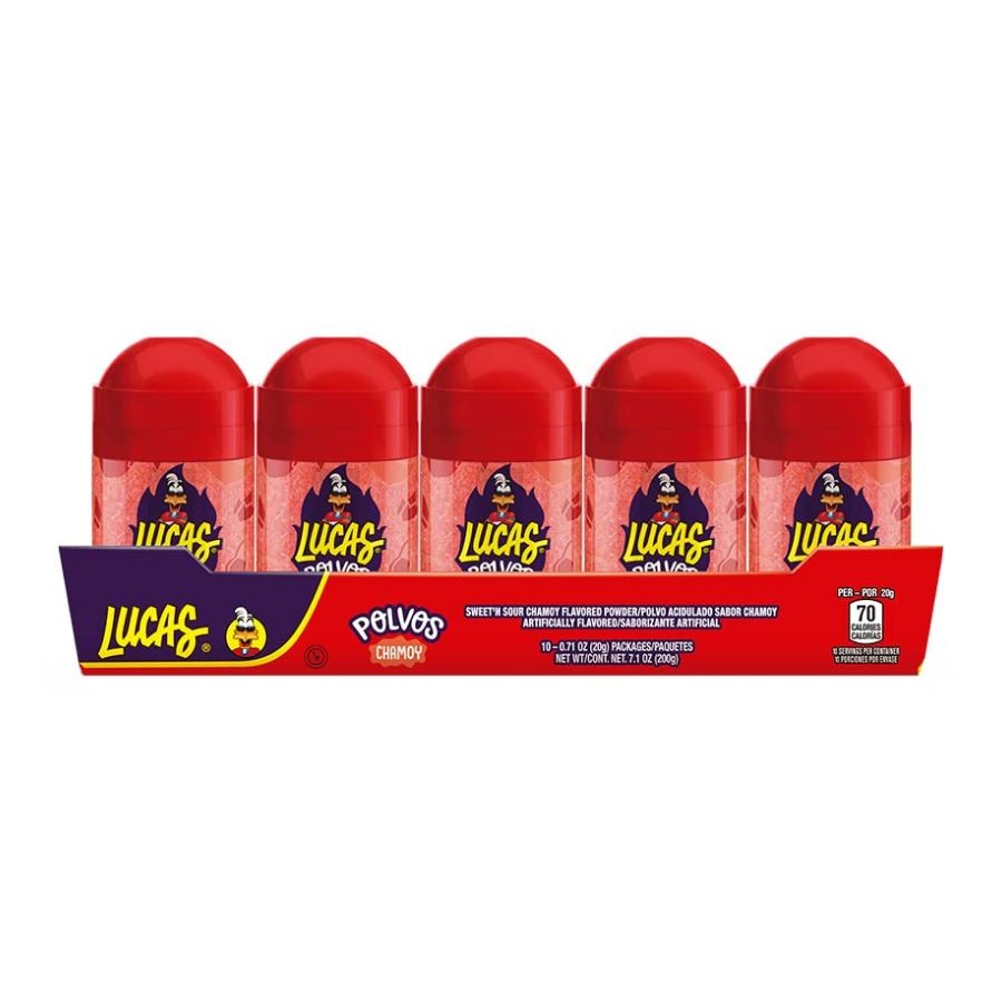 Polvo Agridulce Chamoy Lucas 10 un x 20 g