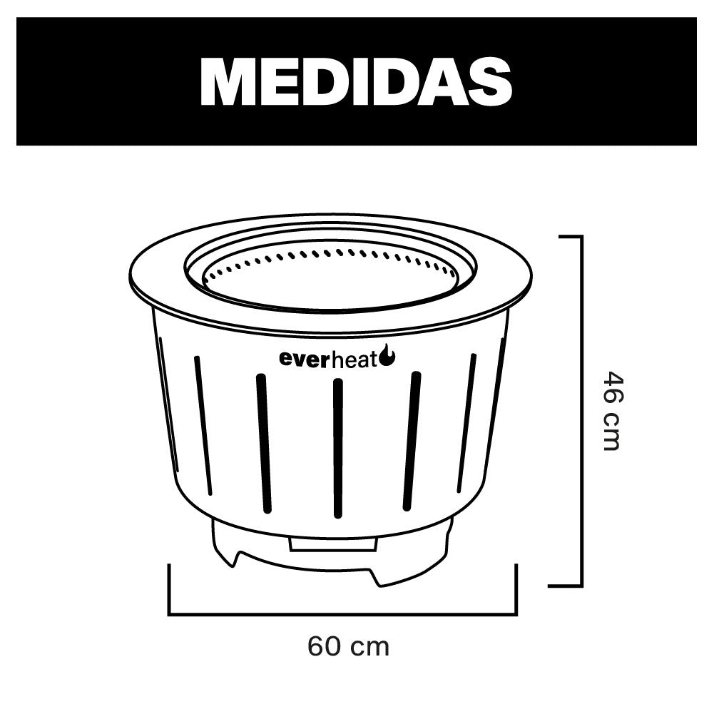 Brasero Fire Pit 60 Everheat 1 un