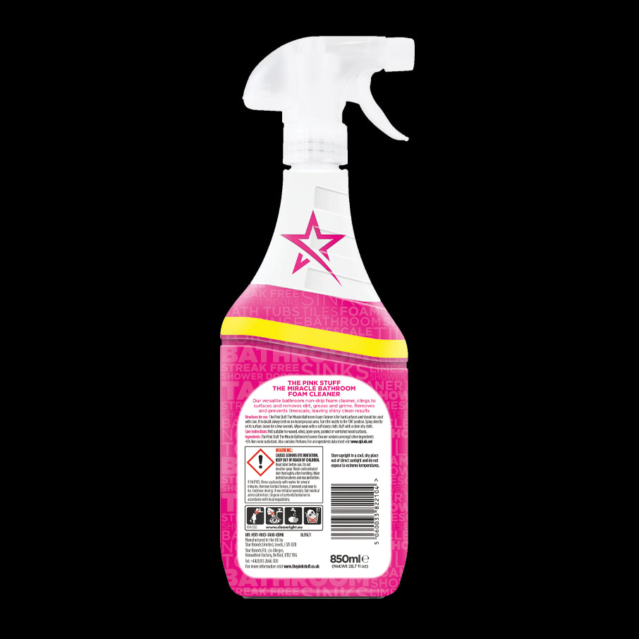 Limpiador de Baño en Espuma The PInk Stuff 850 ml