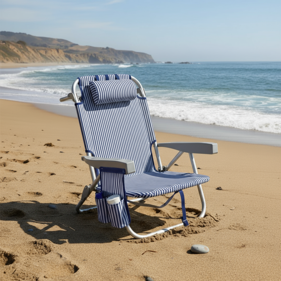 Silla de Playa Baja Navy Blue Sunseeker 1 un