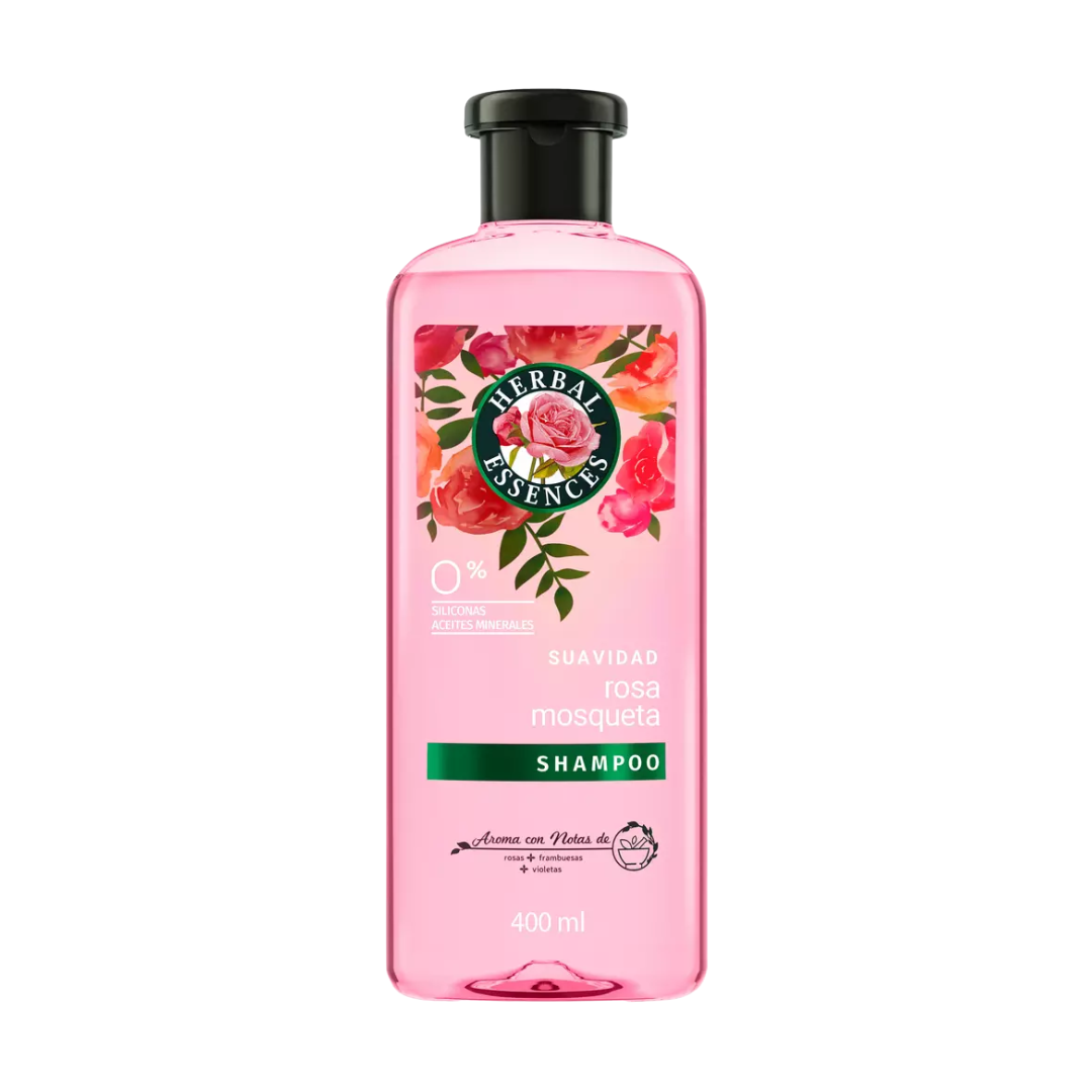 Shampoo Rosa Mosqueta Herbal Essences 400 ml