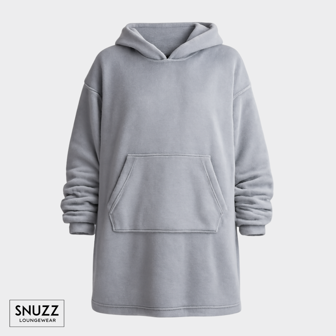 Polerón Manta Sherpa Gray Snuzz Loungewear 1 un