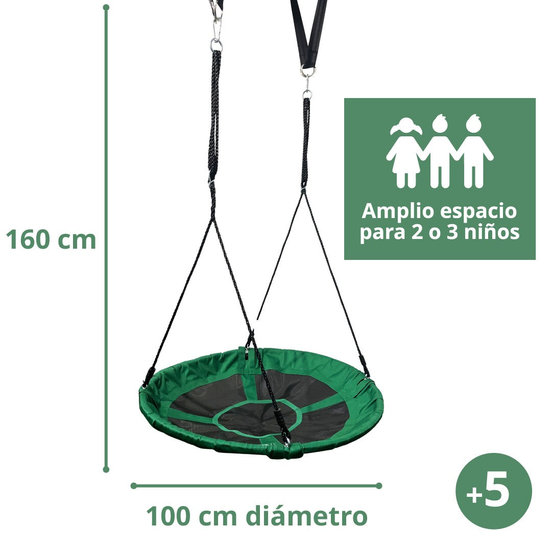 Columpio Exterior Round 100 cm Sensorial SunnyYard