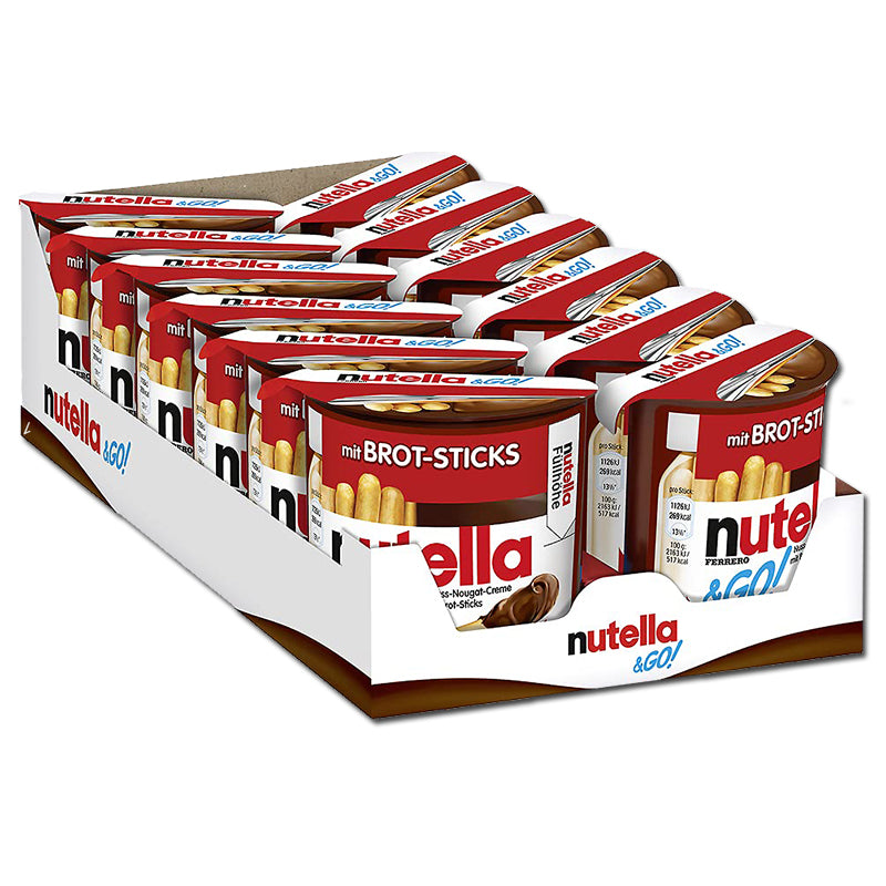 Palitos de Pan con Nutella 12 x 52 g