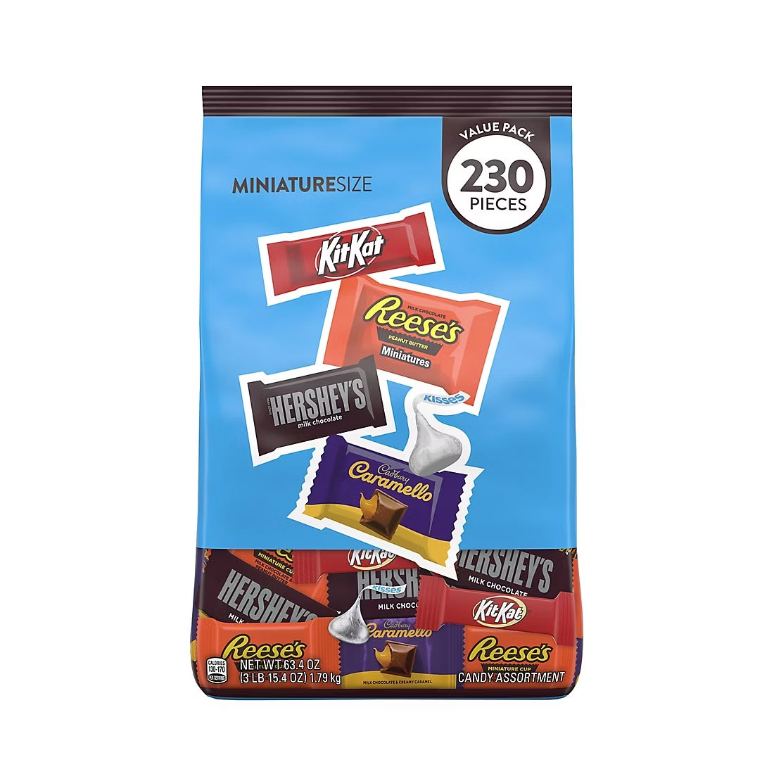 Chocolate Mini Variedades 230 un Hershey's 1,79 kg