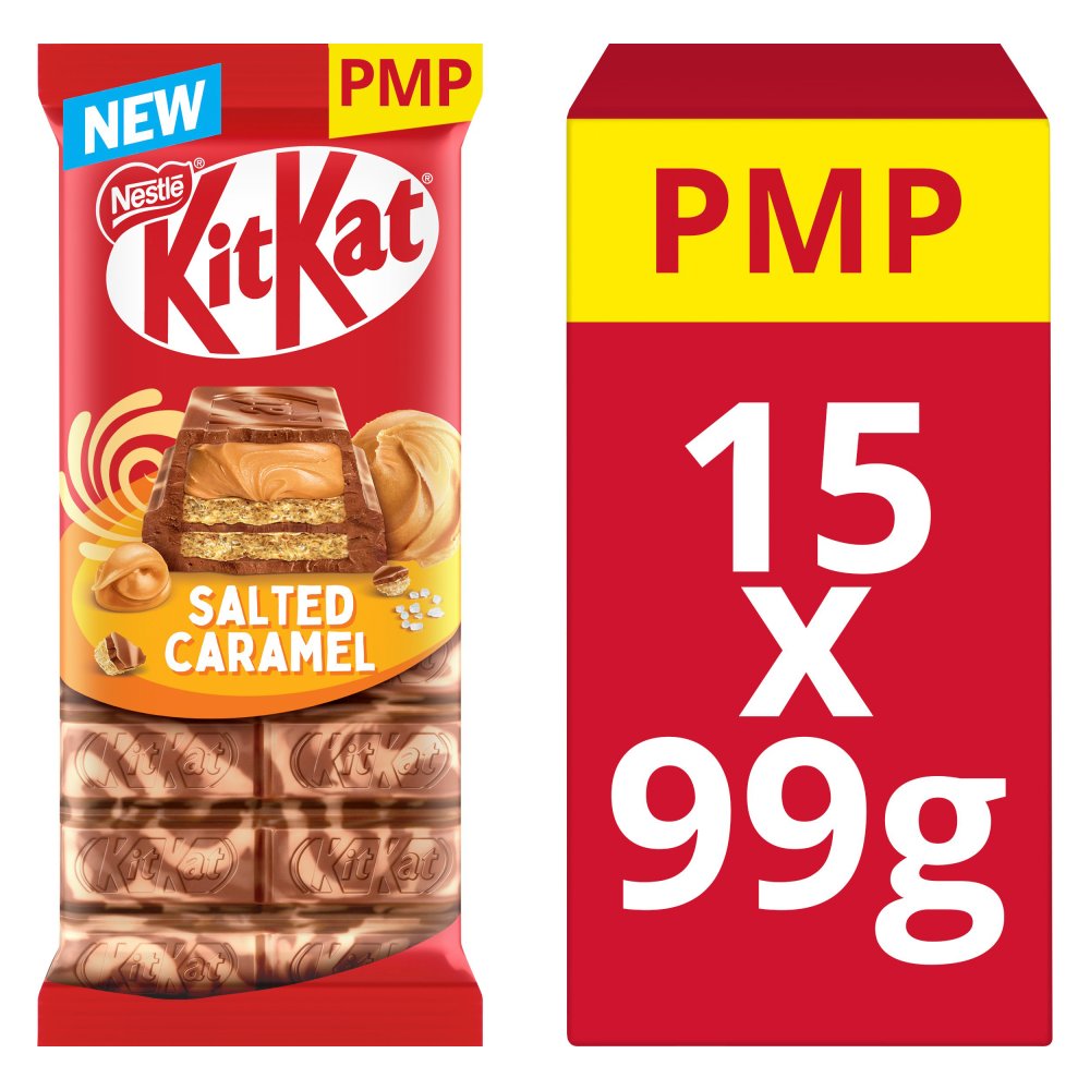 Chocolate Kit Kat Salted Caramel Nestle 15 x 99 g
