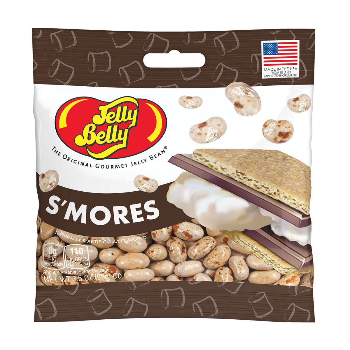 Masticables S'Mores Jelly Belly 100 g