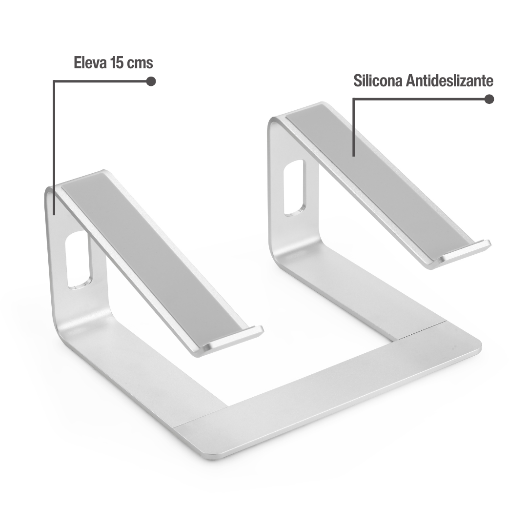 Soporte Ergonómico Elevador Notebook Aluminio Assen 1 un