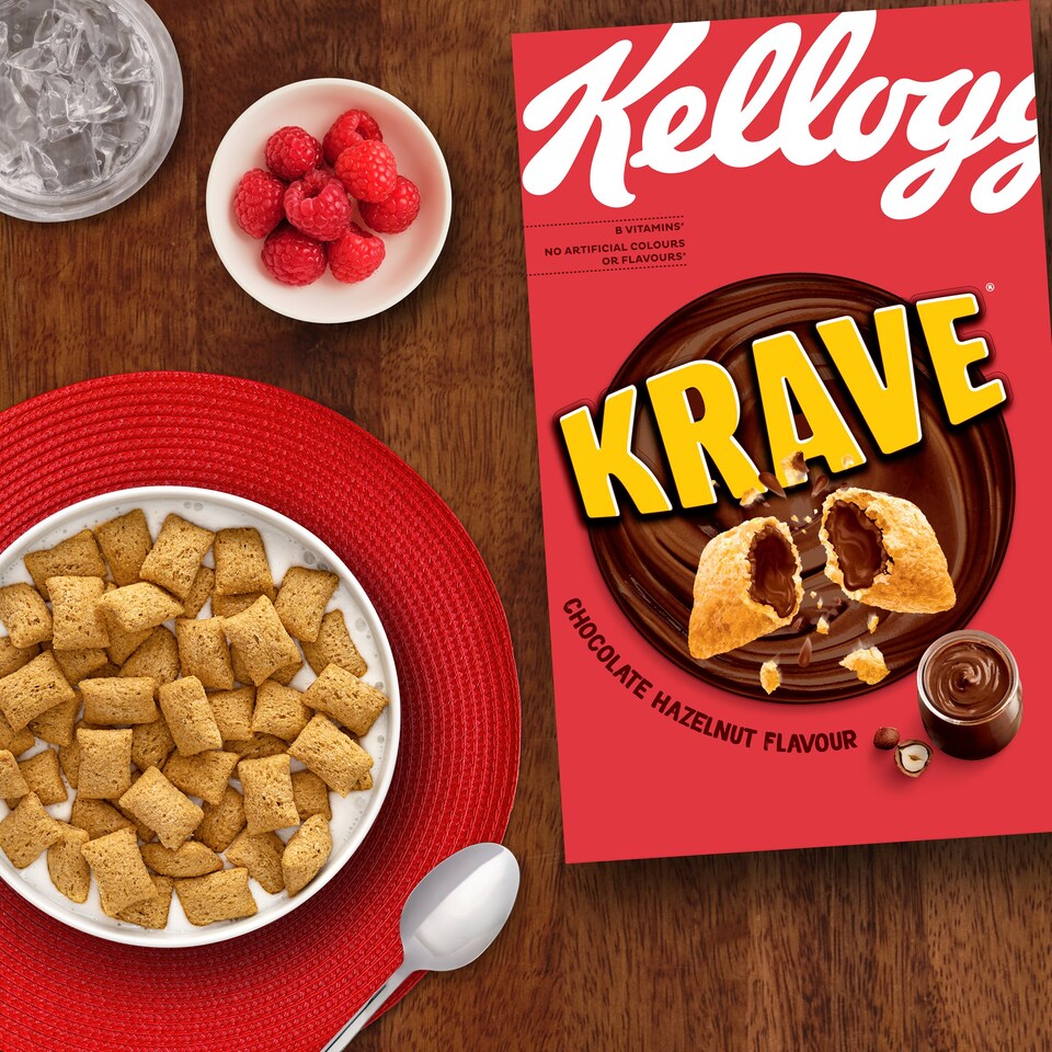 Cereal Krave Chocolate Avellana Kellogg's 410 g