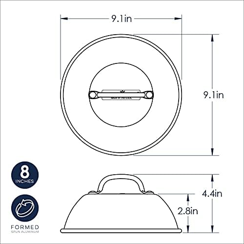 Cubreparrilla Aluminio 23 cm Nordicware 1 un